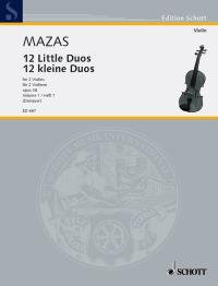 マザス：12の小二重奏曲 Op.38 第1巻 【輸入：ヴァイオリン】