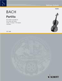 バッハ：パルティータ ホ長調 BWV 1006/バイオリンとピアノのための編曲 【輸入：ヴァイオリン】