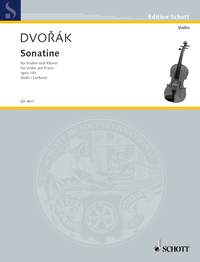 ドヴォルザーク：バイオリンとピアノのためのソナチネ ト長調 Op.100 【輸入：ヴァイオリン】