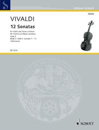 ヴィヴァルディ：バイオリン・ソナタ F.XIII/35-40 Op.2/7-12 【輸入：ヴァイオリン】