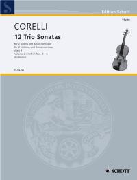 コレッリ：12のトリオ・ソナタ Op.3 第2巻: 第4番-第6番 【輸入：ヴァイオリン】