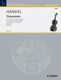 ヘンデル：トリオ・ソナタ ト短調 Op.2/8 【輸入：ヴァイオリン】