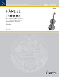 ヘンデル：トリオ・ソナタ ホ長調 Op.2/9 【輸入：ヴァイオリン】