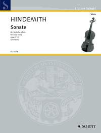 ヒンデミット：無伴奏ビオラ・ソナタ Op.31/4 【輸入：ヴィオラ】