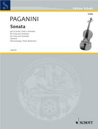 パガニーニ：大ビオラと管弦楽のためのソナタ ハ短調/ハ長調 Op.35 【輸入：ヴィオラ】