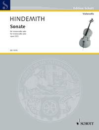 ヒンデミット：無伴奏チェロ・ソナタ Op.25/3 【輸入：チェロ】