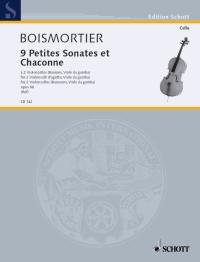 ボアモルティエ：9の小ソナタとシャコンヌ Op.66 【輸入：チェロ】