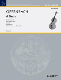 オッフェンバック：二重奏曲 Op.50 第2巻: 第4番-第6番 【輸入：チェロ】