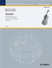 エックレス：ソナタ ト短調 【輸入：チェロ】