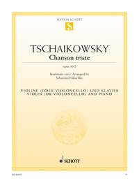 チャイコフスキー：悲しい歌 Op.40/2 【輸入：チェロ】