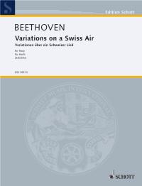 ベートーヴェン：スイスの旋律による変奏曲 【輸入：ハープ】