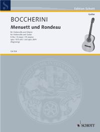 ボッケリーニ：メヌエットOp.13/5とロンドー Op.28/4 【輸入：室内楽(パート譜)】