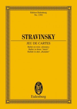 ストラヴィンスキー:バレエ音楽「カルタ遊び」: スタディ・スコア 【輸入:オーケストラ(スコア)】