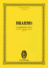 ブラームス：交響曲 第4番 ホ短調 Op.98: スタディ・スコア 【輸入：オーケストラ(スコア)】