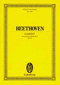 ベートーヴェン：付随音楽「エグモント」 Op.84: 序曲/Unger編: スタディ・スコア 【輸入：オーケストラ(スコア)】
