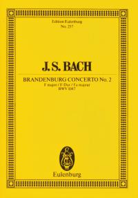 バッハ：ブランデンブルク協奏曲 第2番 ヘ長調 BWV 1047 【輸入：室内楽(スコア)】