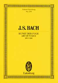 バッハ：フーガの技法 BWV 1080 【輸入：室内楽(スコア)】