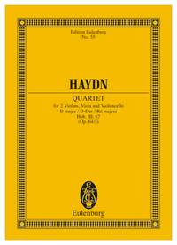 ハイドン：弦楽四重奏曲 第67番 ニ長調 Hob.III/63 Op.64/5 「ひばり」 【輸入：室内楽(スコア)】