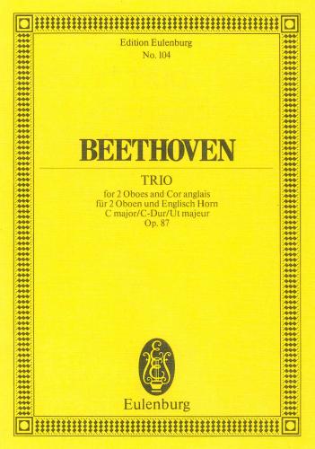 ベートーヴェン:2本のオーボエとイングリッシュ・ホルンのための三重奏曲 ハ長調 Op.87 【輸入:室内楽(スコア)】