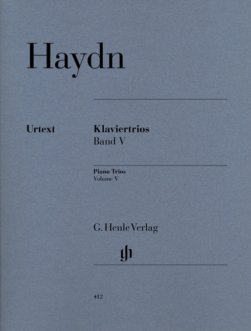 ハイドン：ピアノ三重奏曲集 第5巻: Hob.XV/27-32/原典版/Becker-Glauch編 【輸入：室内楽(パート譜)】