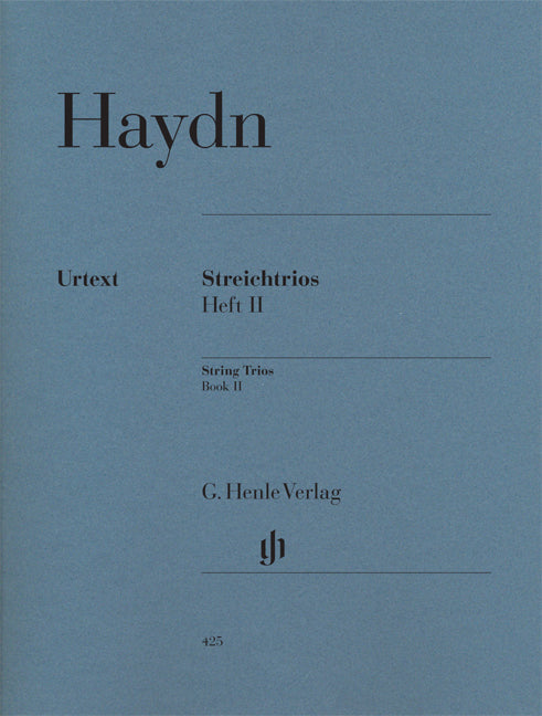 ハイドン：弦楽三重奏曲 第2巻: Hob.V/15-21/原典版/Maclntyre & Brook編 【輸入：室内楽(パート譜)】