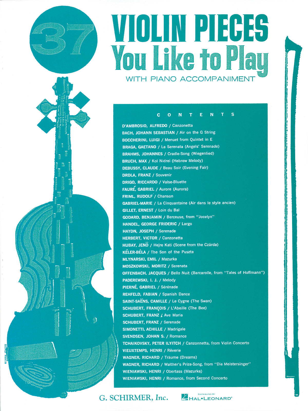 37 VIOLIN PIECES YOU LIKE TO PLAY 【輸入：ヴァイオリン】 ヤマハの楽譜通販サイト Sheet Music