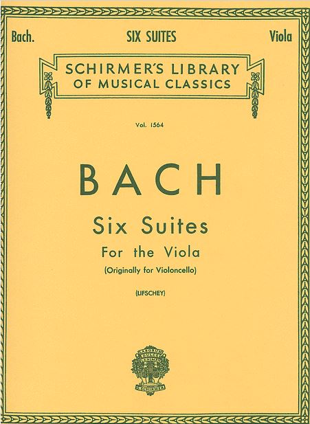 バッハ：無伴奏チェロ組曲 BWV 1007-1012/無伴奏ビオラ用編曲 【輸入：ヴィオラ】