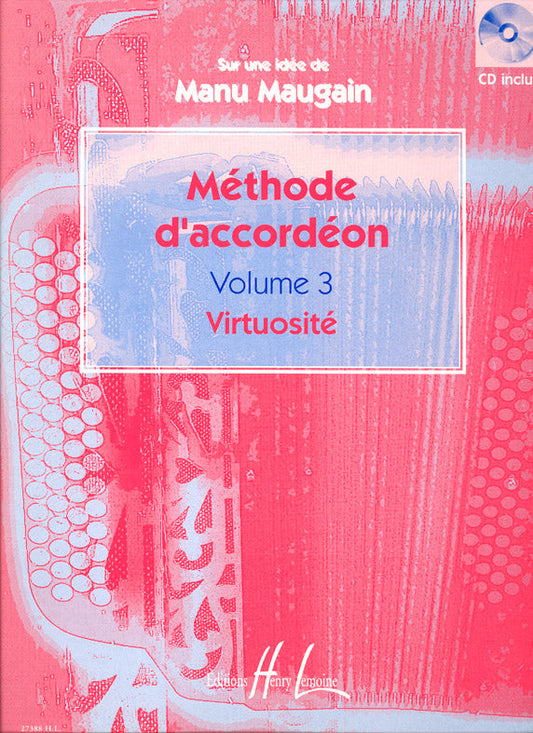 モーガン:アコーディオン教本 第3巻: CD付 【輸入:アコーディオン】