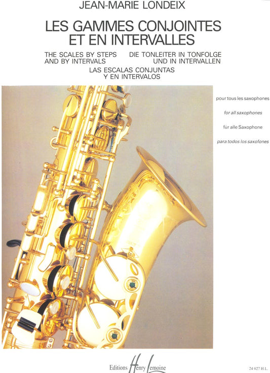 ロンデックス：Gammes Conjointes et en Intervalles, Les 【輸入：サクソフォン】
