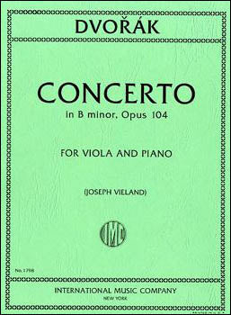 ドヴォルザーク：チェロ協奏曲 ロ短調 Op.104 【輸入：ヴィオラ】