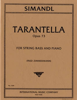 シマンドル：タランテラ Op.73 【輸入：コントラバス】