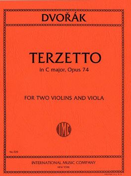 ドヴォルザーク：2本のバイオリンとビオラのための三重奏曲 ハ長調 Op.74 【輸入：室内楽(パート譜)】