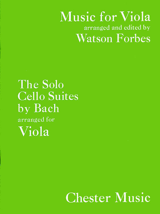 バッハ：無伴奏チェロ組曲 BWV 1007-1012/無伴奏ビオラ用編曲 【輸入：ヴィオラ】