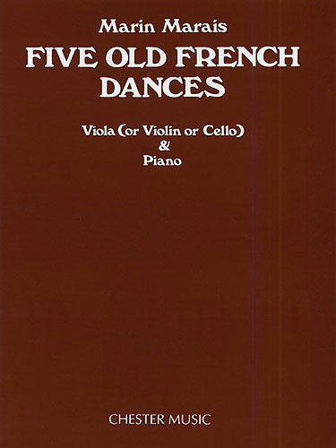 マレー：昔のフランスの5つの踊り 【輸入：ヴィオラ】