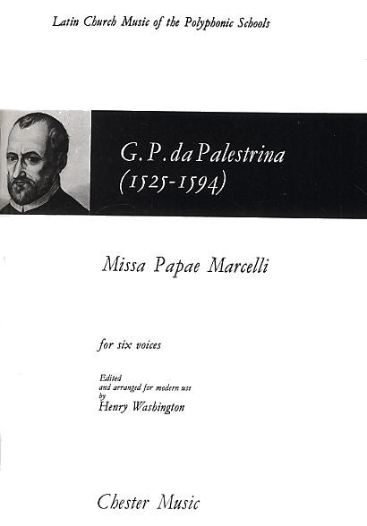 パレストリーナ：教皇マルチェルスのミサ (ラテン語) 【輸入：合唱とピアノ】