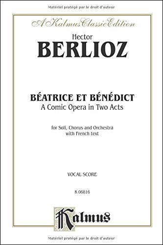 ベルリオーズ：オペラ「ベアトリスとベネディクト」(仏語) 【輸入：ヴォーカルとピアノ】