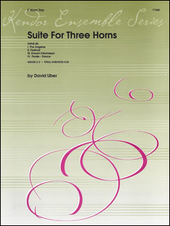 ウーバー：3本のホルンのための組曲 Op.28 【輸入：ホルン】