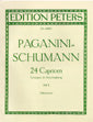 パガニーニ：24のカプリス Op.1 第2巻: シューマンによるピアノ伴奏付 【輸入：ヴァイオリン】