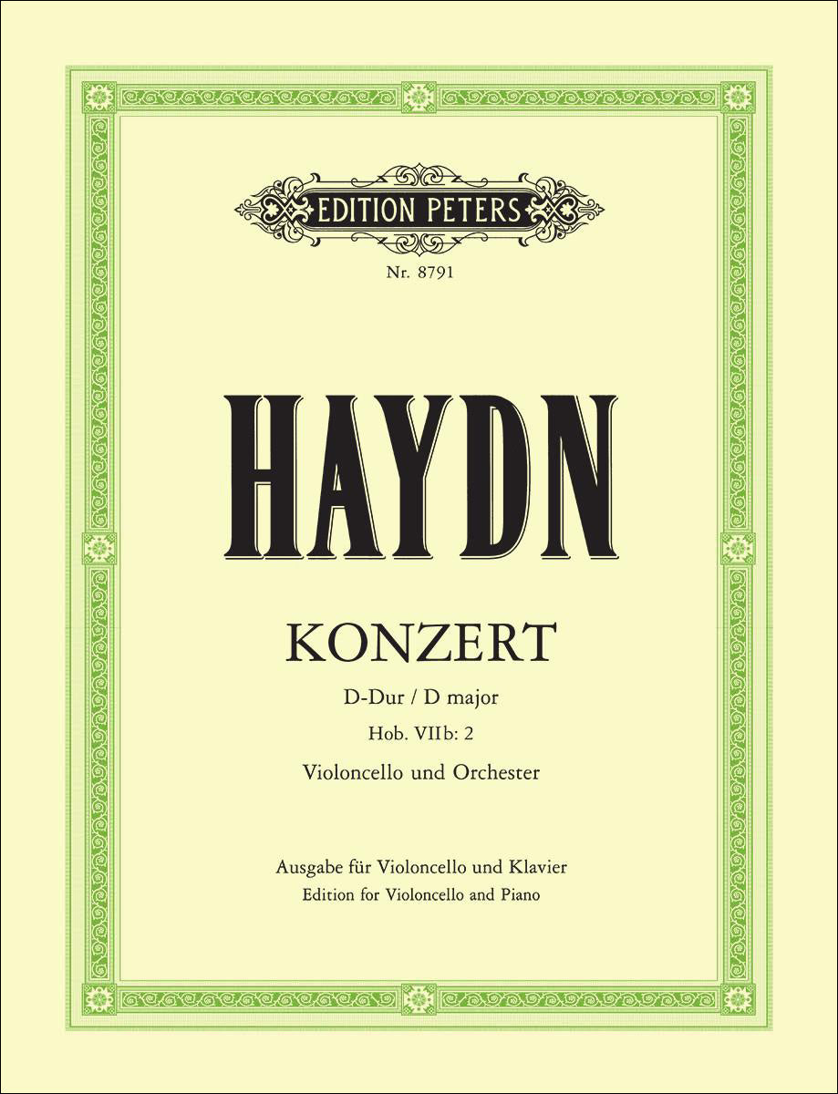 ハイドン：チェロ協奏曲 第2番 ニ長調 Op.101 Hob.VIIb/2/Burmeister & Storck編 【輸入：チェロ】