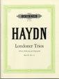 ハイドン：フルート三重奏曲 Hob.IV/1-4 Op.100 「ロンドン・トリオ」(2本のフルートとチェロの編成) 【輸入：室内楽(パート譜)】