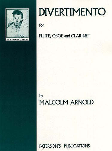 アーノルド：木管三重奏のためのディヴェルティメント Op.37: パート譜 【輸入：木管アンサンブル】