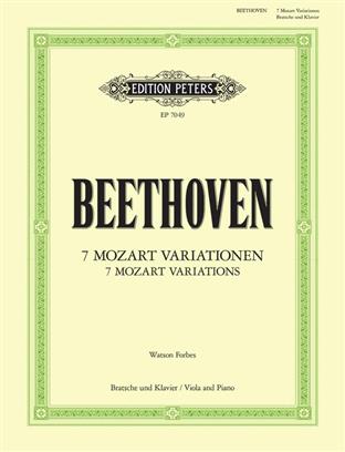 ベートーヴェン：モーツァルトの「魔笛」の主題による7つの変奏曲 【輸入：ヴィオラ】