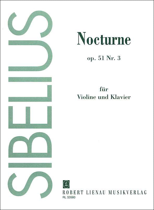 シベリウス：ノクターン Op.51/3 【輸入：ヴァイオリン】