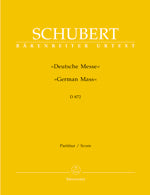 シューベルト：ドイツ・ミサ曲 ヘ長調 D 872/原典版/Kube編: 指揮者用大型スコア 【輸入：合唱とオーケストラ】