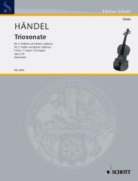 ヘンデル：トリオ・ソナタ ト短調 Op.2/5 【輸入：ヴァイオリン】