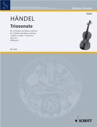 ヘンデル：トリオ・ソナタ ハ短調 Op.2/1 【輸入：ヴァイオリン】