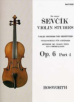 シェフチーク(セヴシック)：初心者のためのバイオリン教本 Op.6 第4巻 【輸入：ヴァイオリン】