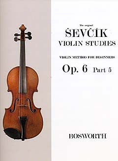 シェフチーク(セヴシック)：初心者のためのバイオリン教本 Op.6 第5巻 【輸入：ヴァイオリン】