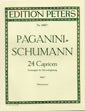 パガニーニ：24のカプリス Op.1 第1巻: シューマンによるピアノ伴奏付 【輸入：ヴァイオリン】