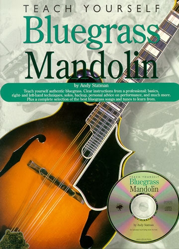 BLUEGRASS MANDOLIN, THEACH YOURSELF(CD付) 【輸入:マンドリン】